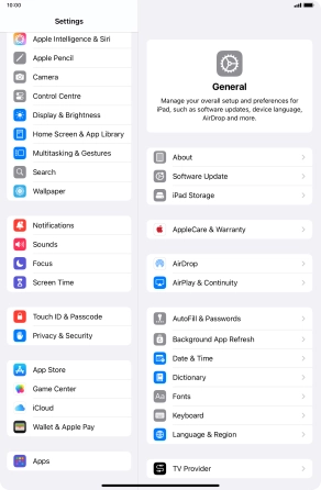 Press Screen Time and optionally select the required member of your family group.