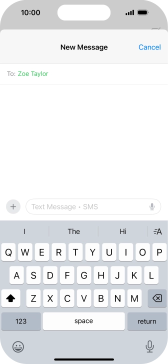Press the microphone icon and say the required text. Press the microphone icon and say the required text.