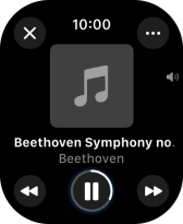 Turn the Digital Crown to select the required volume. Turn the Digital Crown to select the required volume.