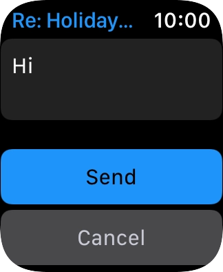 Press Send.
