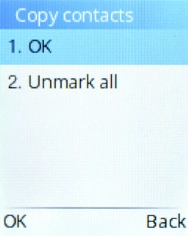 Select OK. Select OK.