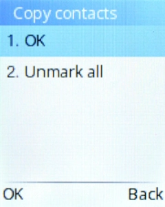 Select OK. Select OK.