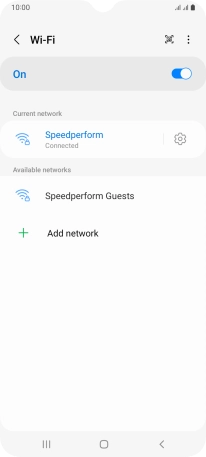 Press the Home key to return to the home screen.
