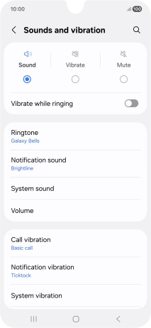 Press Notification sound.