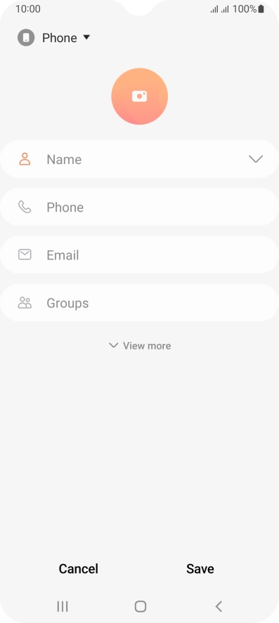 Press the address book drop down list. Press the address book drop down list.