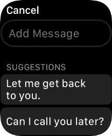 Press Add Message and record the message.