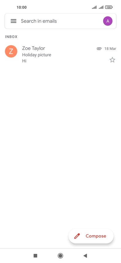 Press the profile icon. Press the profile icon.