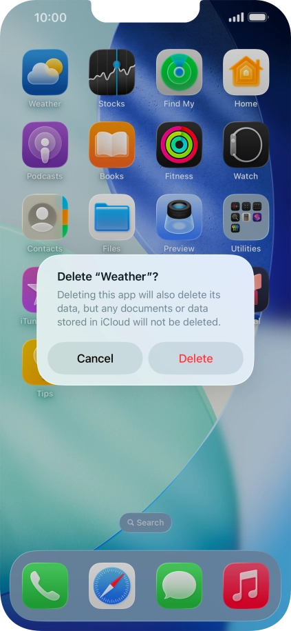 Press Delete.