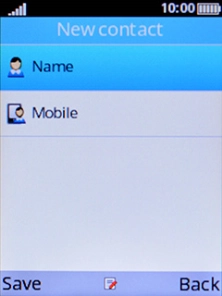 Select Name and key in the required name. Select Name and key in the required name.