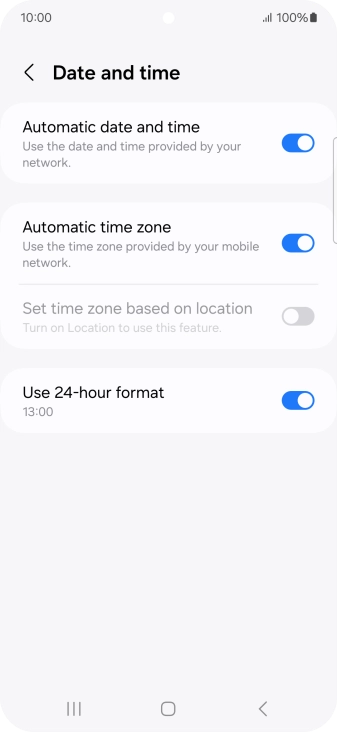 Press the Home key to return to the home screen. Press the Home key to return to the home screen.