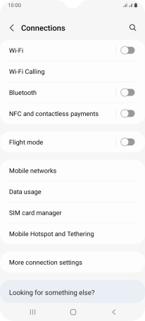 Press SIM card manager.