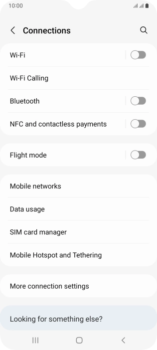 Press SIM card manager.