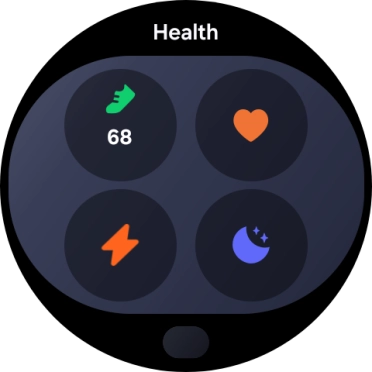 Press the required widget to open it.
