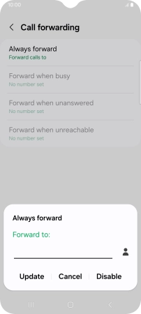 Press Disable.