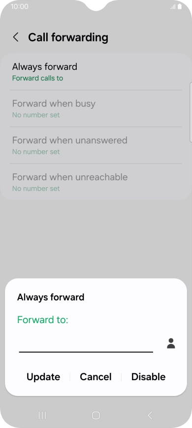 Press Disable.