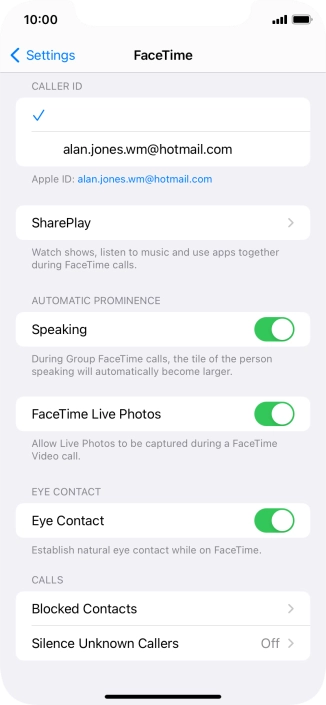 Press SharePlay.