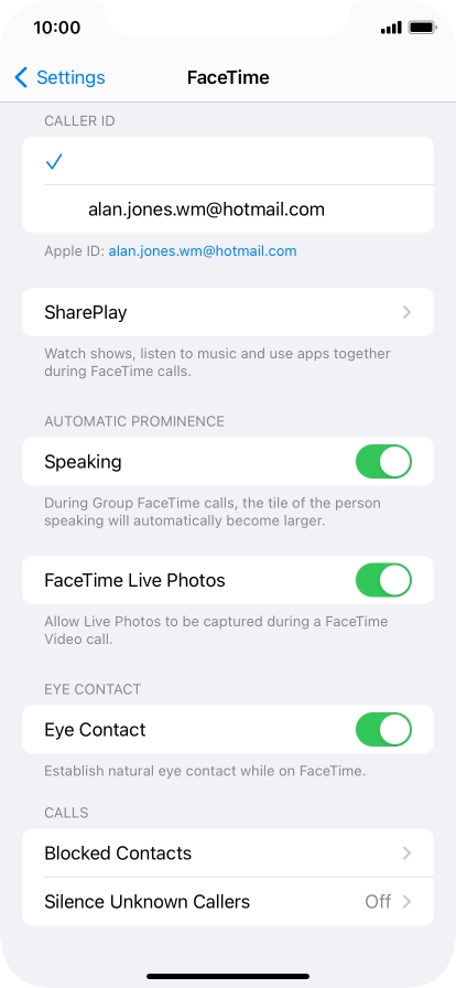 Press SharePlay.
