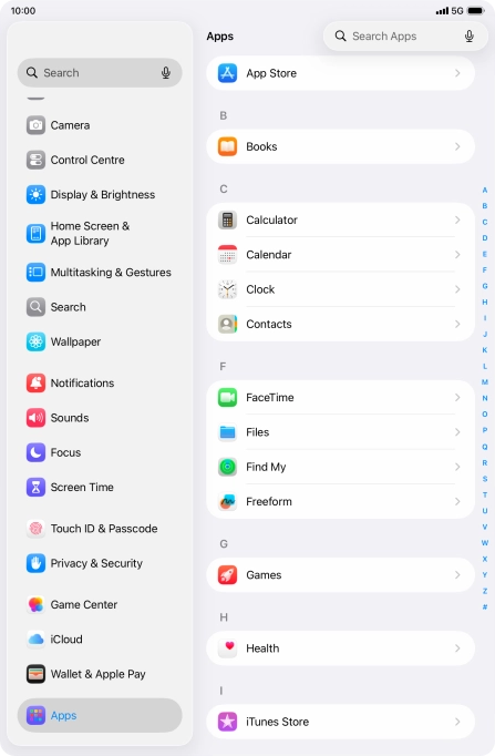 Press App Store.