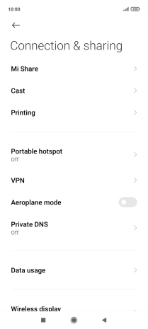 Press Data usage. Press Data usage.