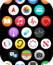 Press the music player icon. Press the music player icon.
