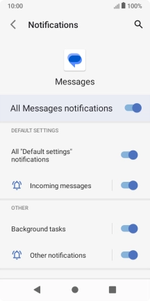 Press the indicator next to Press the indicator next to
