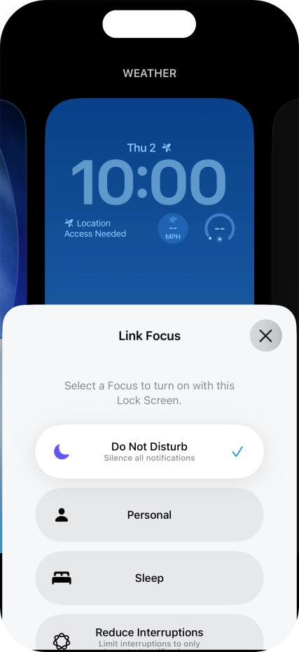 Press the close icon. Press the close icon.
