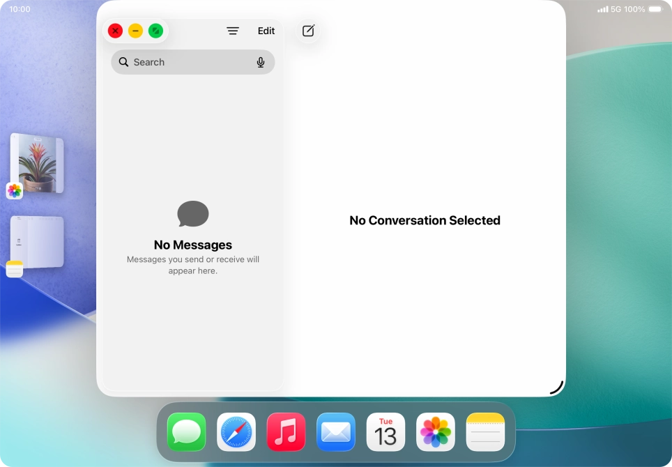 Press the maximise icon.