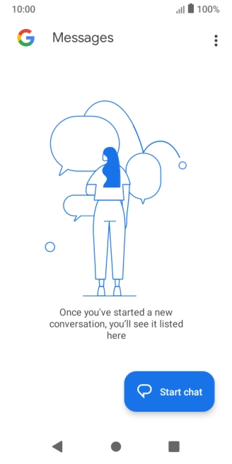 Press the menu icon. Press the menu icon.