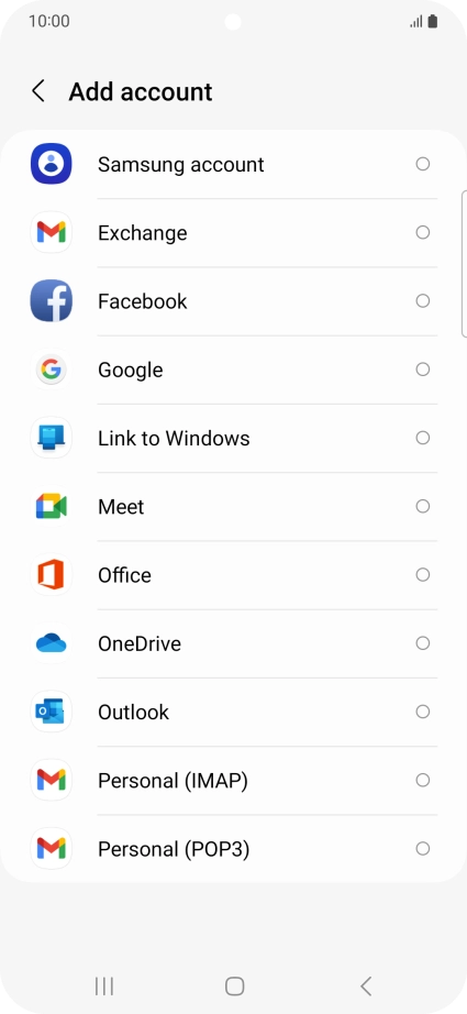 Press Google.