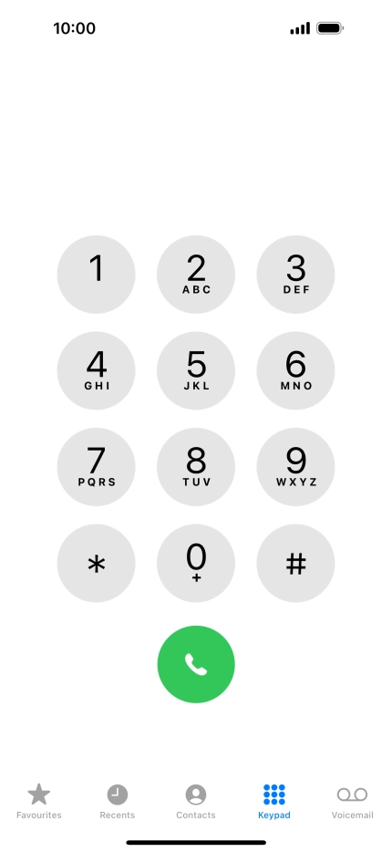 Press Keypad.