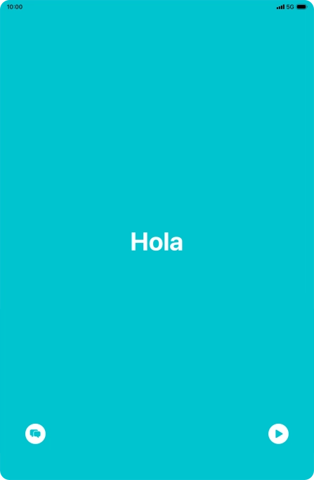 Press the split view icon to go back to display of both languages. Press the split view icon to go back to display of both languages.