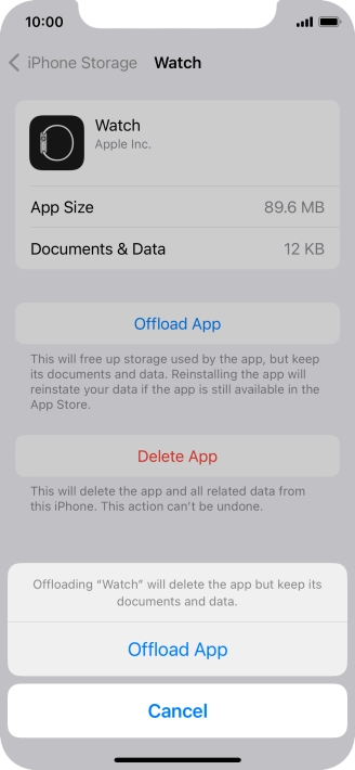 Press Offload App. Press Offload App.