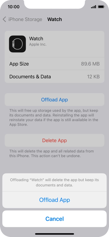 Press Offload App. Press Offload App.