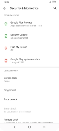 Press Find My Device. Press Find My Device.