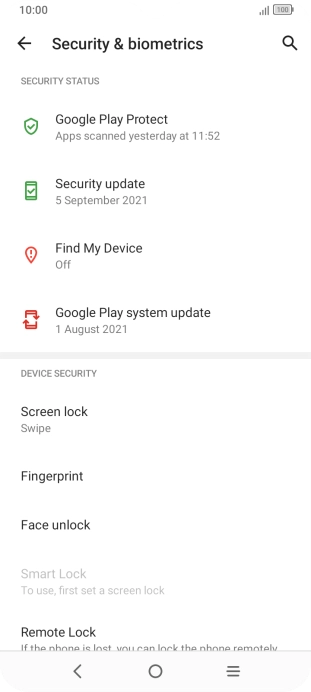 Press Find My Device. Press Find My Device.