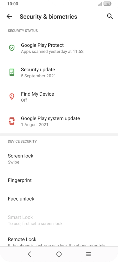 Press Find My Device. Press Find My Device.
