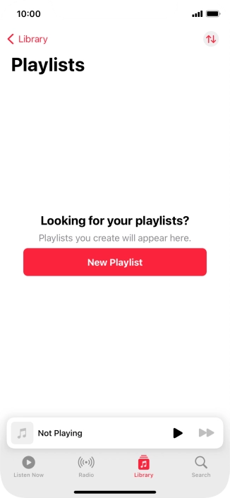 Press New Playlist.
