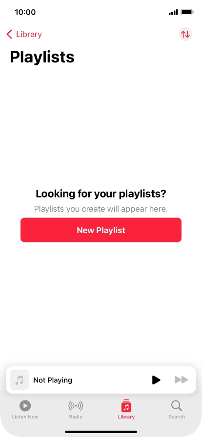 Press New Playlist.