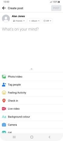 Press the text input field and key in the required text. Press the text input field and key in the required text.