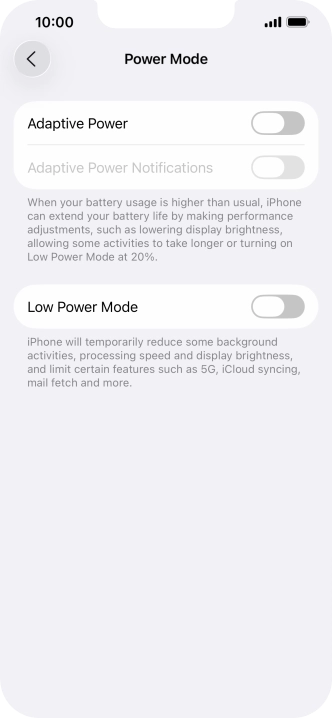 Press the indicator next to Press the indicator next to