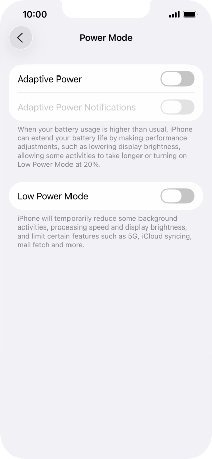 Press the indicator next to Press the indicator next to