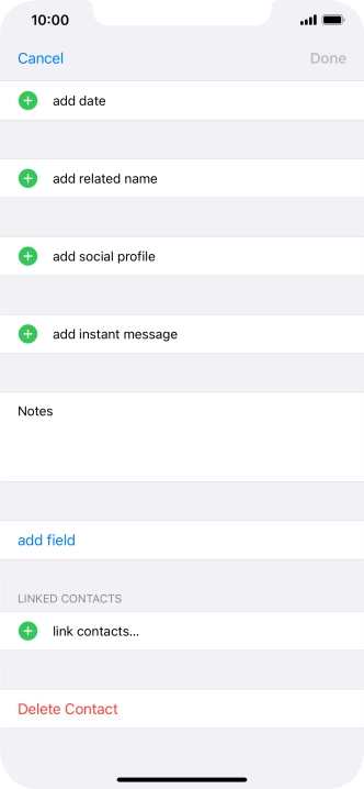 Press link contacts....