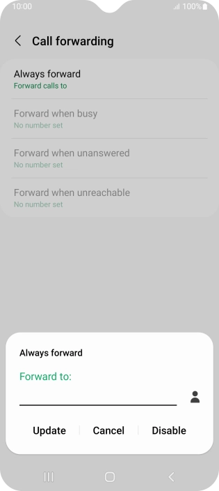 Press Disable.