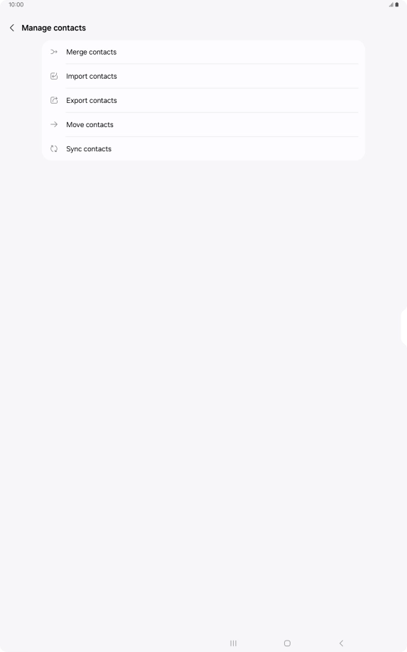 Press Import contacts. Press Import contacts.