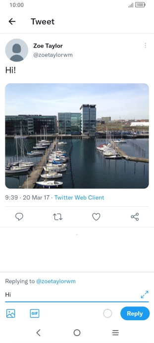 Write your reply and press Reply. Write your reply and press Reply.