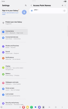Press the add icon.