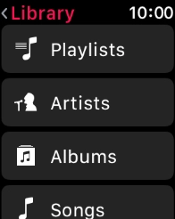 Press Playlists.