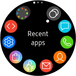 Press the message icon.