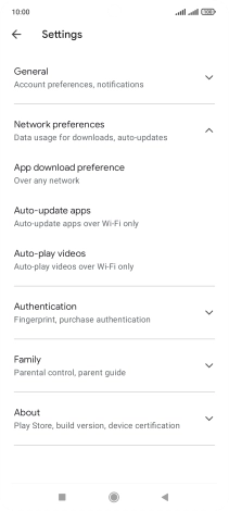Press Auto-update apps. Press Auto-update apps.