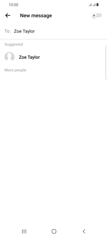 Press the required contact. Press the required contact.
